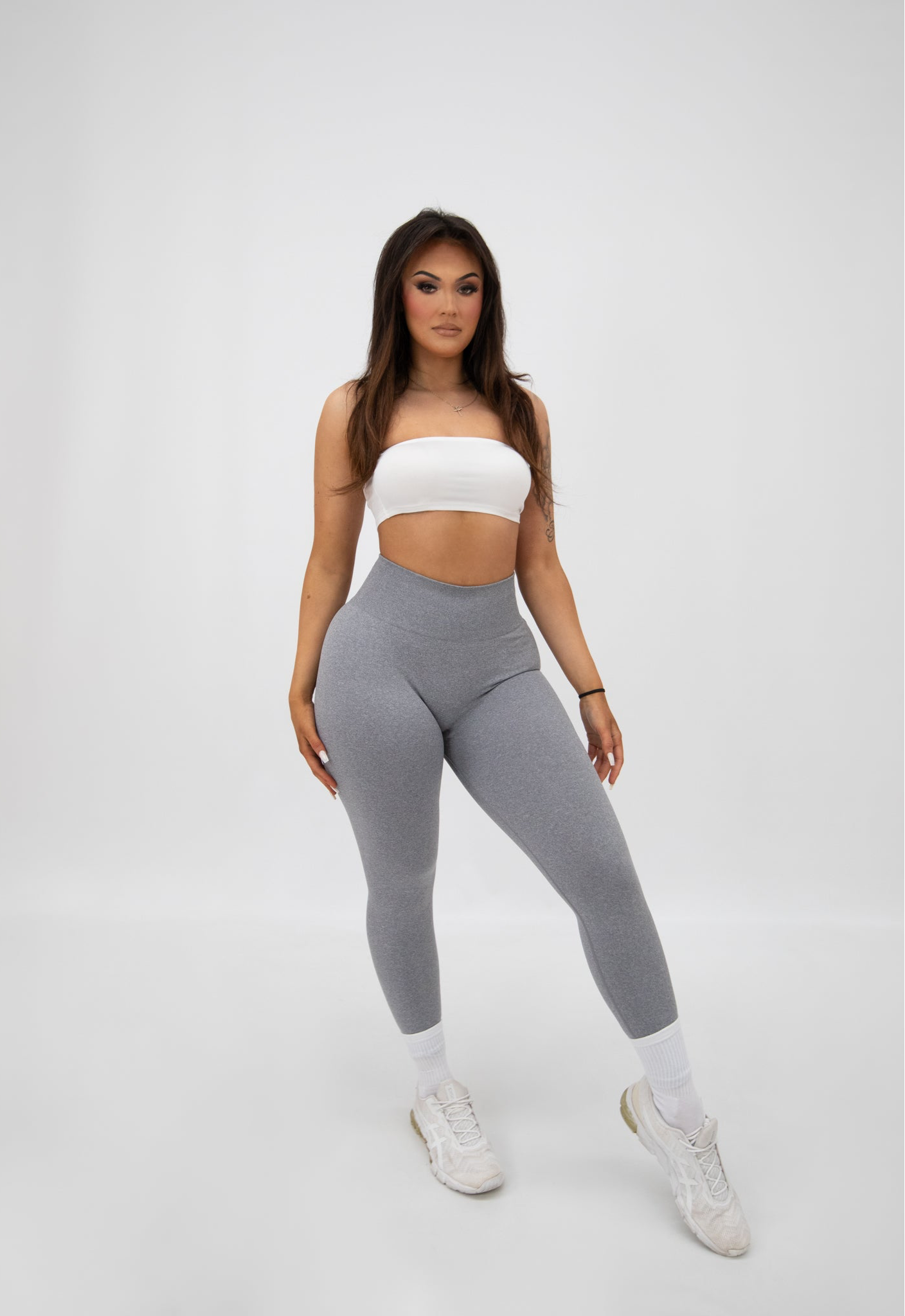 SIGNATURE SCRUNCH LEGGINGS - CLOUD