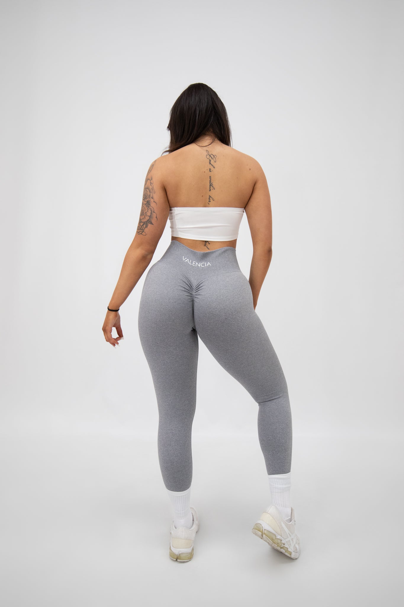 SIGNATURE SCRUNCH LEGGINGS - CLOUD