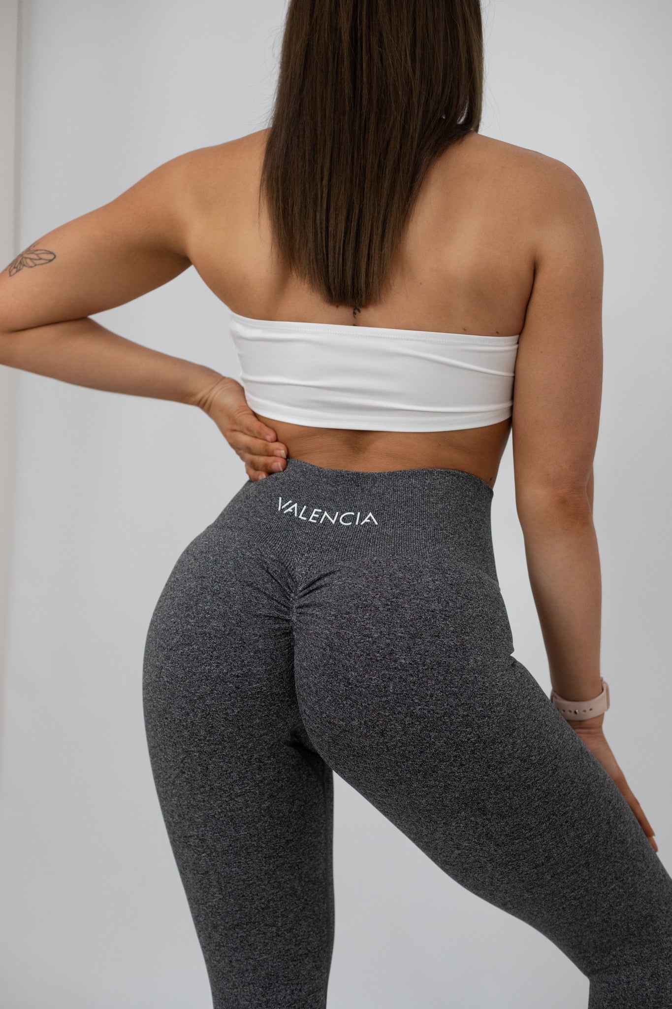 SIGNATURE SCRUNCH LEGGINGS - STORM GREY