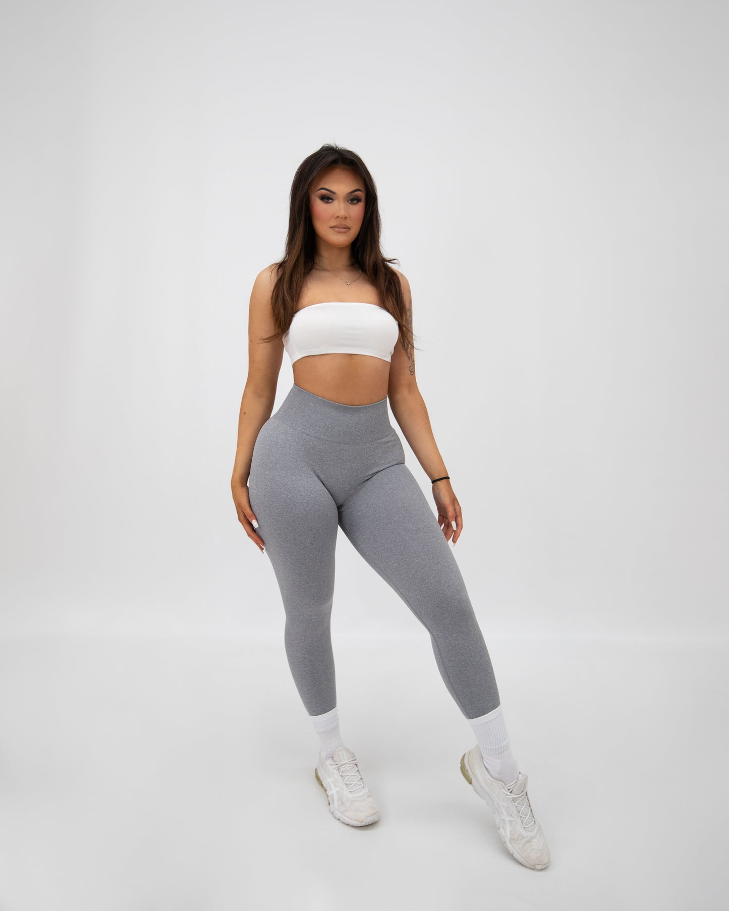 SIGNATURE SCRUNCH LEGGINGS - CLOUD