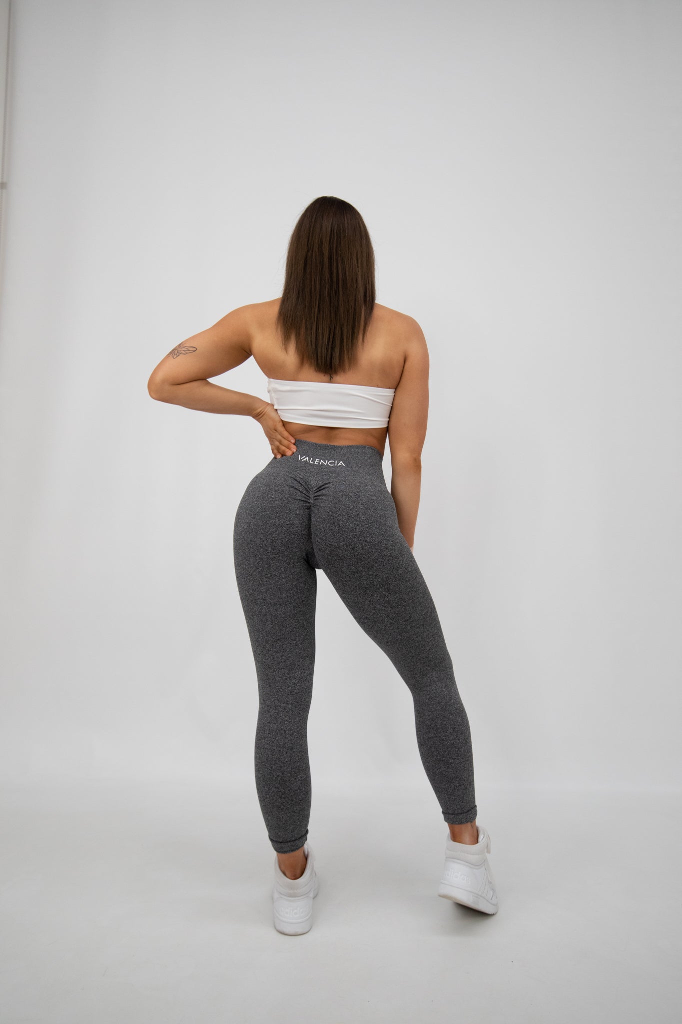 SIGNATURE SCRUNCH LEGGINGS - STORM GREY